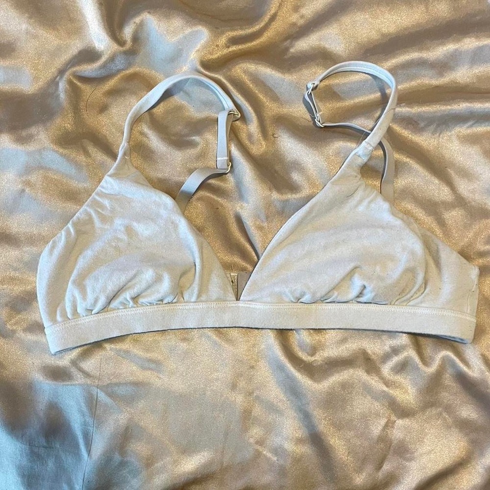 Skims Triangle Bralette Bone